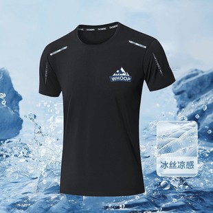 Men's Ice Silk Quick-drying Clothes Summer Thin plus size Loose Breathable Gradual Sweat Mesh Fitness Running Badminton Suit