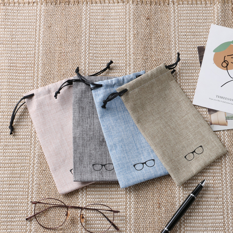 e88 large quantity can be set microfiber color cotton and linen sunglasses sunglasses bag easy to store all kinds of optical glasses bag