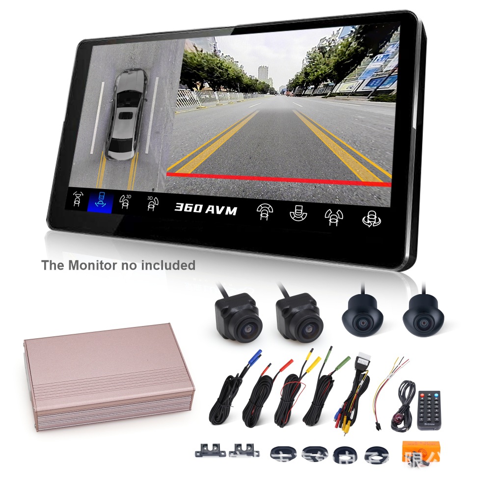 Ventas transfronterizas calientes 3D 360 imágenes panorámicas de monitoreo de ángulo ciego de automóviles universales de seguridad HD Android
