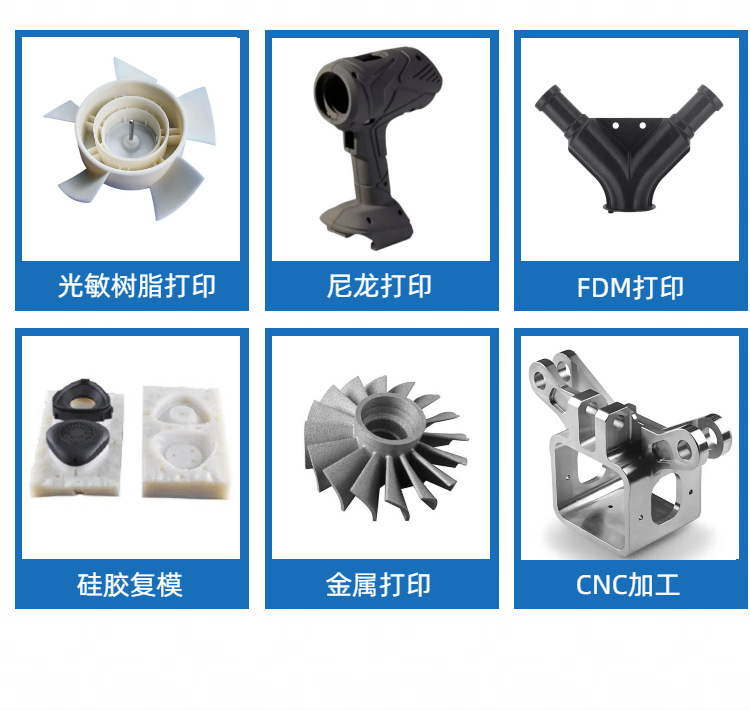 Wow, custom 3D printing services for prototype models, SLA photosensitive resin, nylon, silicone, PPS reverse molding production