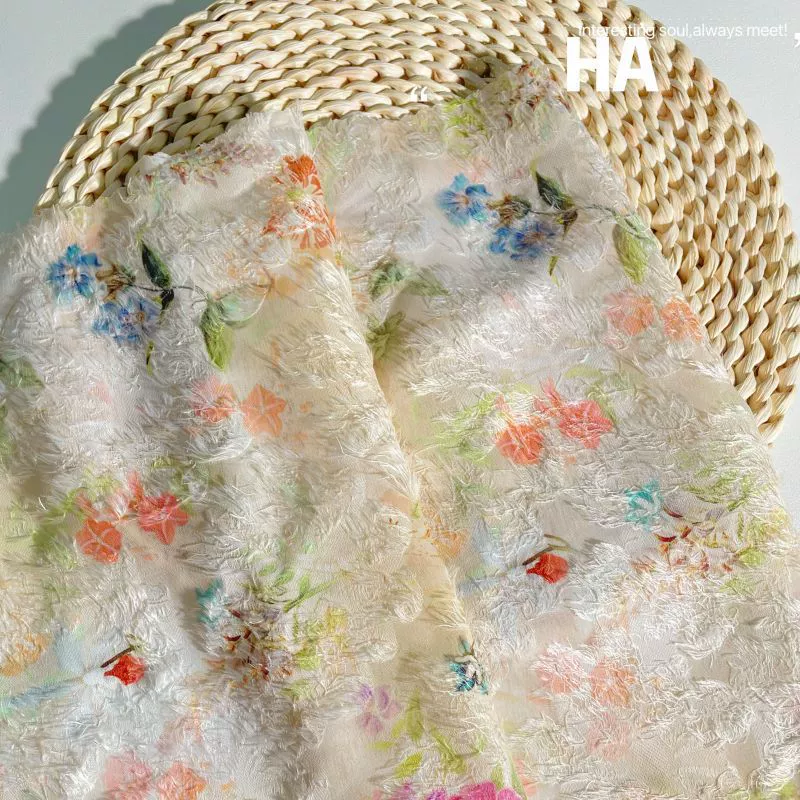 1.0m китайский стиль, акварельное свежее оранжевое платье, жаккардовая ткань, юбка на подтяжках с воротником на бретельках, женская ткань ручной работы, сделай сам