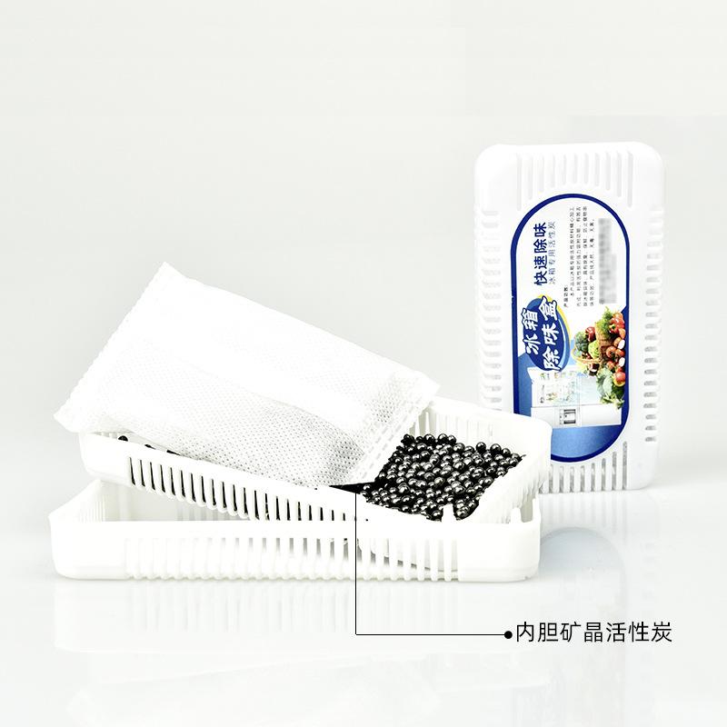 Jiaan refrigerator deodorant antibacterial household deodorant deodorant activated carbon deodorization anti-odor 65g*1 box
