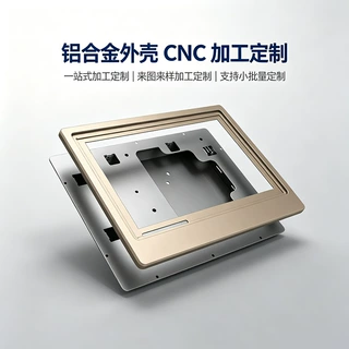 一站式定制工控一体机外壳铝合金钣金壁挂式车间数据监控源头工厂