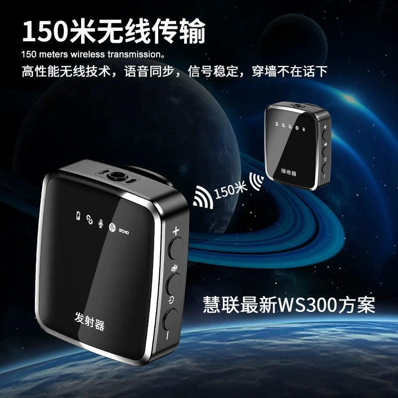 D608 Беспроводной Bluetooth-петличный микрофон Мобильный телефон Компьютерное сопровождение Прямая трансляция Камера Фотография Радио Микрофон Звуковая карта