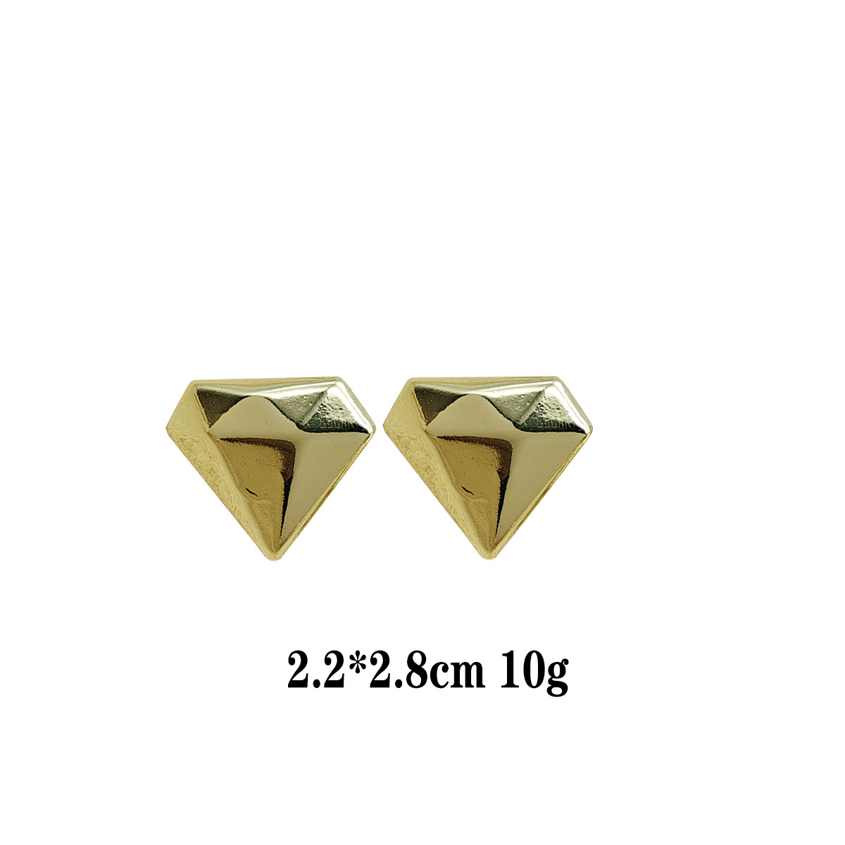 Pendientes de moda europeos y americanos Pendientes calientes Pendientes chapados en oro de lujo ligero Pendientes brillantes que no se desvanece Bola de oreja dorada transfronteriza image 30
