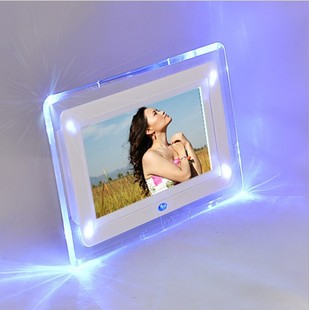 7 inch digital photo frame with light electronic photo frame electronic photo album Gift