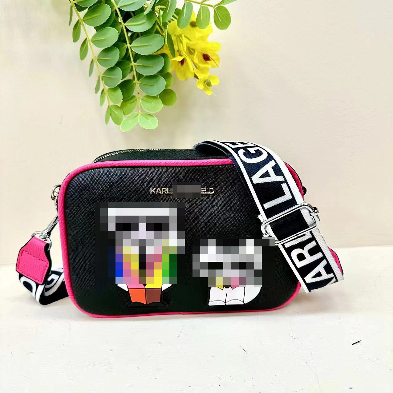 Bolso para mujeres 2024 primavera y otoño Europa y América nueva moda texturas de hombro bolsa de cámara letras extranjeras bolso de mano