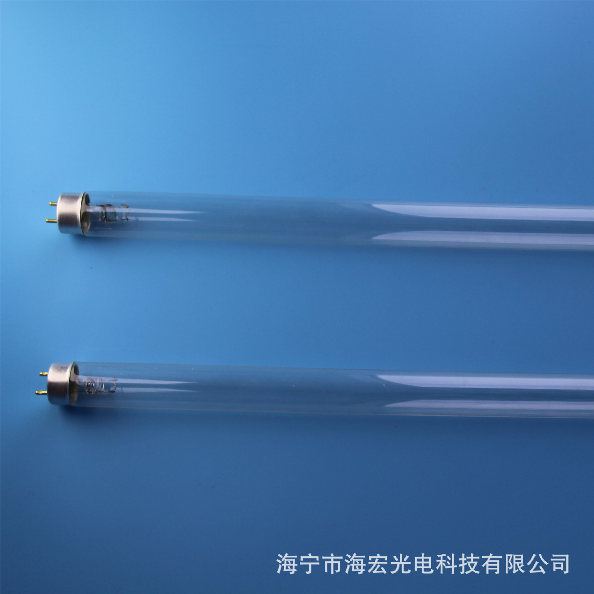 海潮牌T8 10W 15W 20W 紫外线家用杀菌消毒除螨灯管 254nm  透明