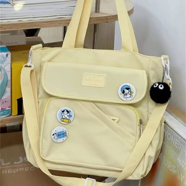 K41-P Goose Yellow [Upgraded and Enhanced Waterproof Fabric] Single Bag + Badge + Cloud