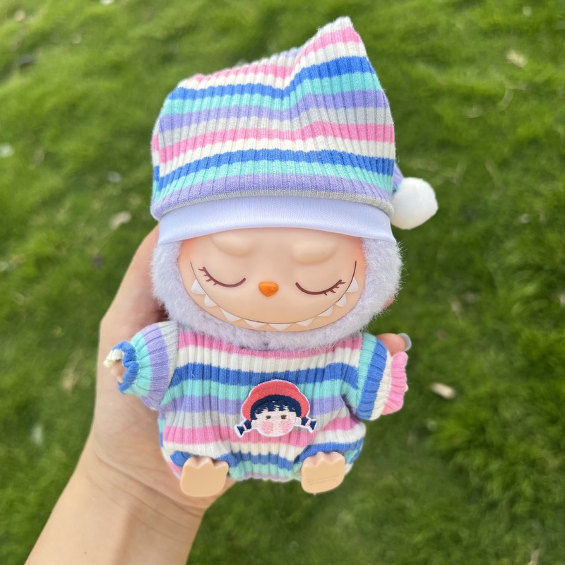 仅衣服适用labubu坐坐派对娃衣一二三代拉布布衣服套装配件饰周边|undefined