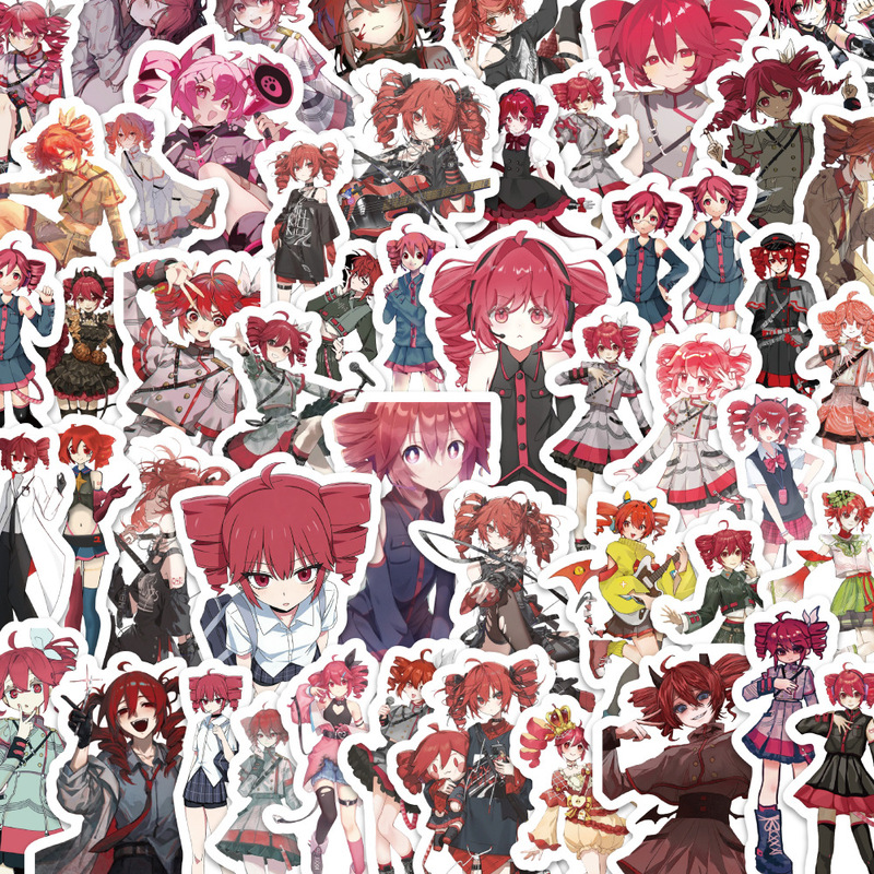 60 Pieces of Heavyteto Cartoon Graffiti Stickers for Cross-Border Decoration of Luggage, Phone Cases, and Notebooks Wholesale 60 Pieces of Heavyteto Cartoon Graffiti Stickers for Cross-Border Decoration of Luggage, Phone Cases, and Notebooks Wholesale
