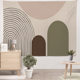 Creative Hanging Cloth Small Fresh Plant Wall Decorative Cloth Animal Bedroom Decorative Painting Sofa Advanced Sense Hanging Cloth Background