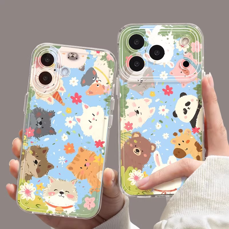 Cat Party Phone Case Suitable for iPhone 17 Spring 16 Pro Max Transparent 15 Apple 14 Fresh 13 Soft Case Cat Party Phone Case Suitable for iPhone 17 Spring 16 Pro Max Transparent 15 Apple 14 Fresh 13 Soft Case