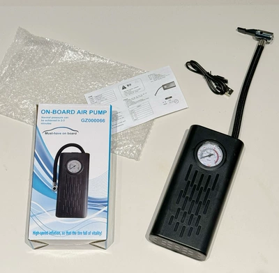 Wireless Car Air Pump Hava nasosu - car-air-pump-striped-model-english-color-box