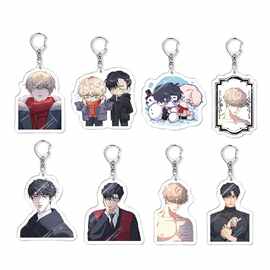 动漫周边无根之树 ‌车泰京‌‌ 权熙瑞 亚克力钥匙扣二次元挂件