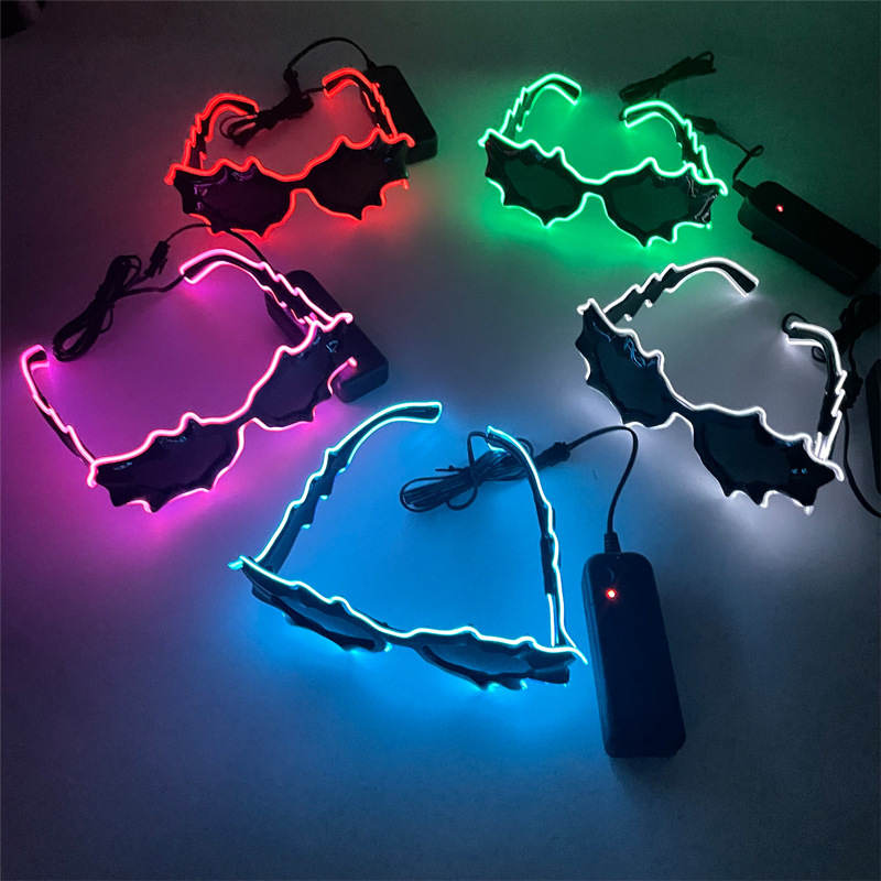 Gfas luminosas transfronterizas led mareas extrañas fiesta de música espectáculo nocturno gafas bar de atmósfera bungee suministros image 4