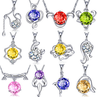 S925���y12��������Ȼ����ʯ�W���Ʒ���l�y�Ů�����ˮ����