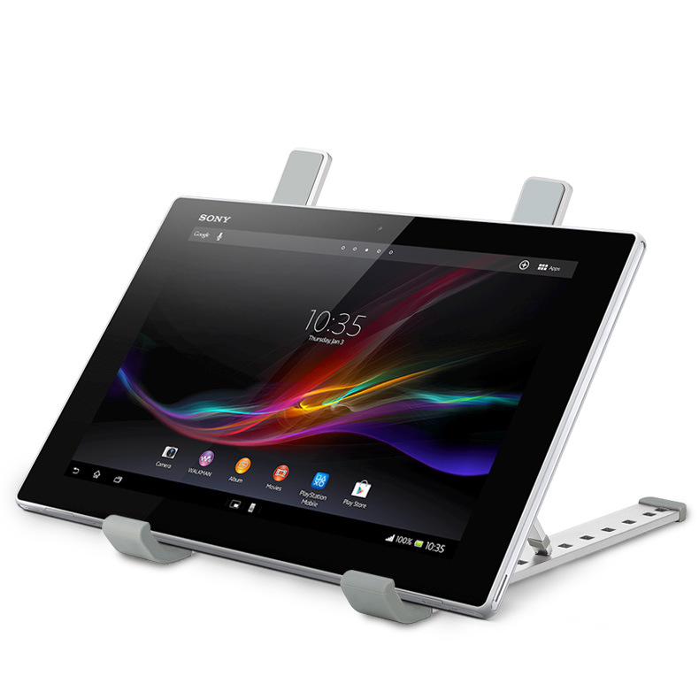 Aleación de aluminio soporte de refrigeración de elevación invisible portátil plegable portátil soporte de la tableta soporte portátil