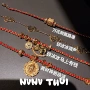 马上本命年红色路路通手链