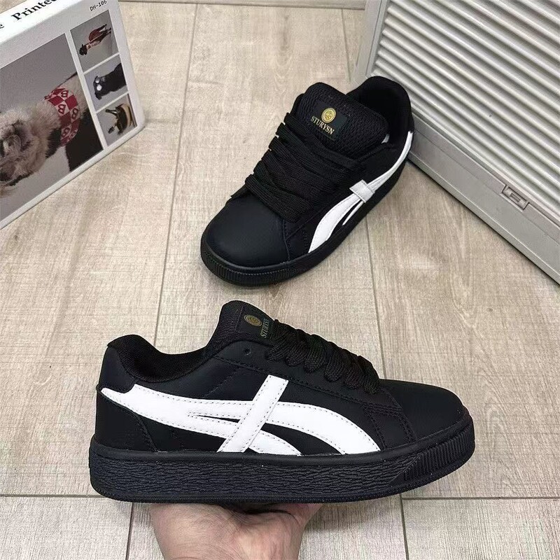 Hong Kong Style Niche White-Gray Loafers for Women, Trendy on Instagram, 2026 Spring and Autumn New Versatile Sports Casual German Training Sneakers