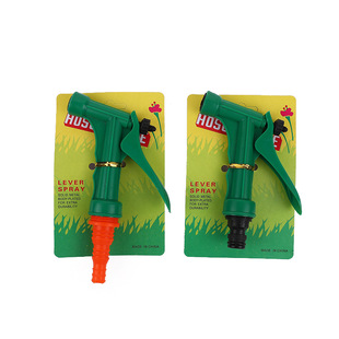 Factory supply watering nozzle garden watering vegetables watering sprayer shower water gun plastic household car wash water gun