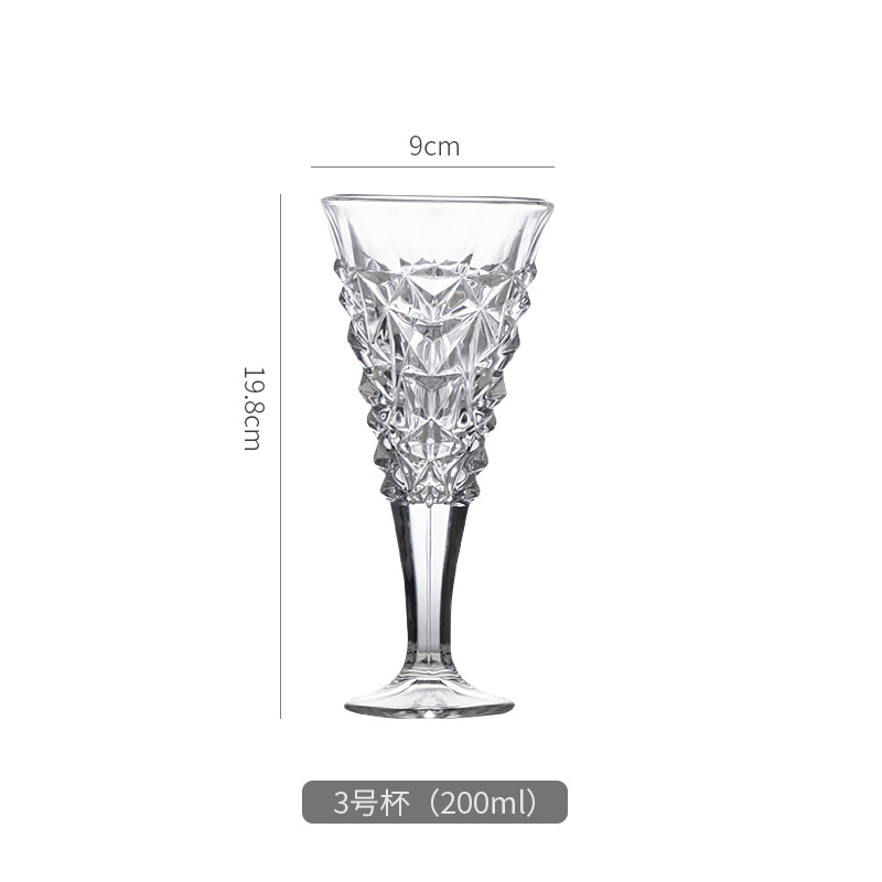 Ins en línea vinos rojos vinos europeos caseros tazas de champagne tazas de cristal sin plomo tazas de pie alto