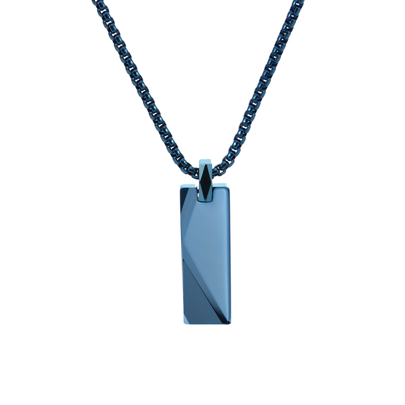 Stylish Tungsten Steel Pendant - Color Variation