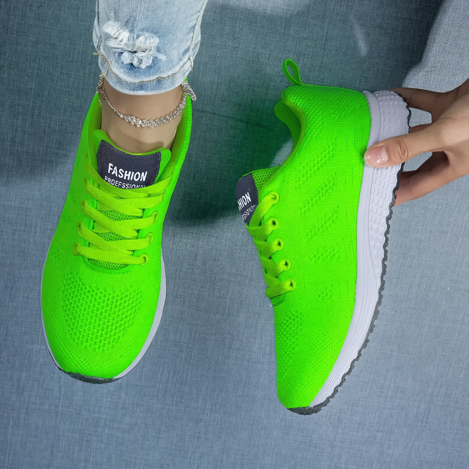 Zapatos mujer OEM procesamiento personalizado suela suave zapatos deportivos cómodos tendencia de moda zapatos casuales comercio exterior zapatos de mujer al por mayor