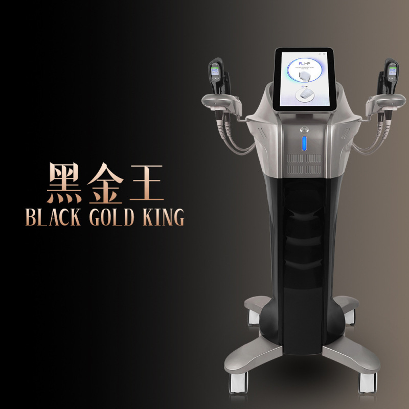 クロスボーダーブラックゴールドキングダブルドクターアンチエイジング機器美容機器美容室専用皮膚管理機器|undefined