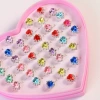 Children's wedding ring heart shaped