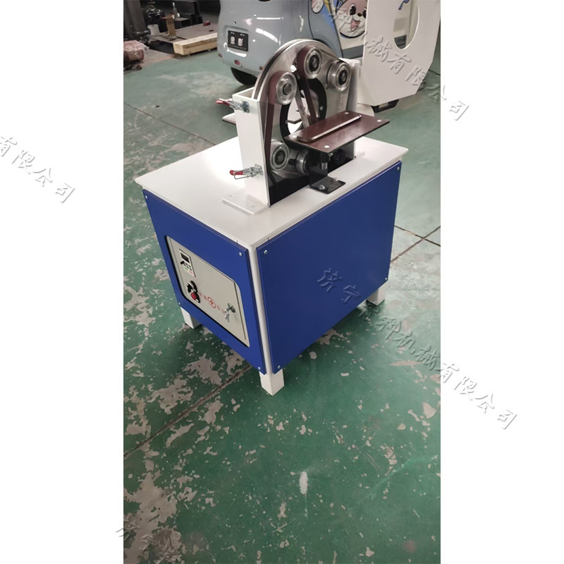 弯曲圆管砂光设备 小型弯曲圆管抛光机 全自动式椭圆扁管打磨机