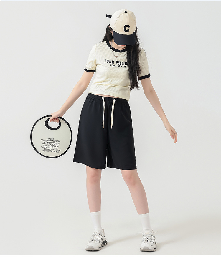 Maternity Pants Summer New Style Ice Silk Bell Bottoms Shorts Outerwear Sweatpants Five-minute Pants Hot Sellers Maternity Pants