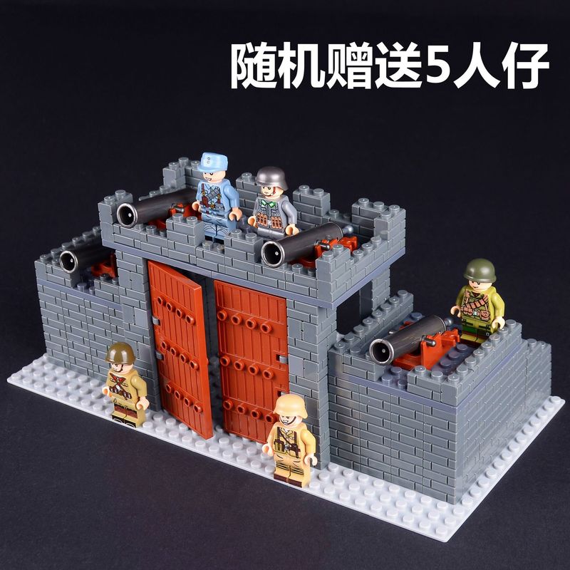 レゴ積み木生化学基地の軍事第二次世界大戦の廃墟のシーンと互換性があります。|undefined