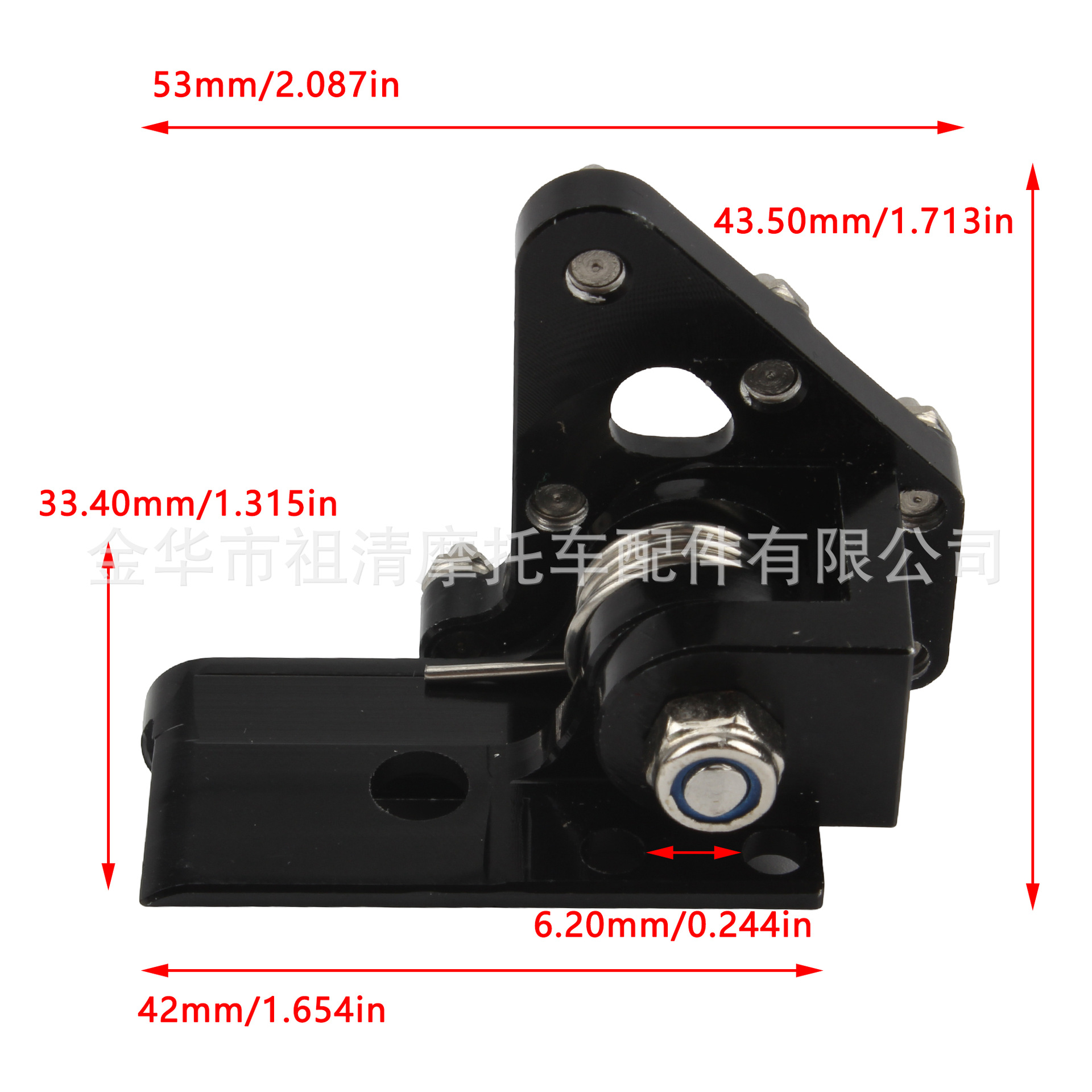 Off-road motorcycle accessories brake head modified CNC brake pedal head CRF KTM multi-color folding brake head
