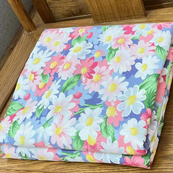 40S romantic colorful flower prints