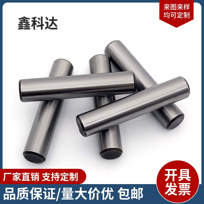 45 стальной цилиндрический штифт, белый оцинкованный фиксированный штифт, позиционирующий штифт натурального цвета, однотонный цилиндрический штифт M1,5M2M25M3