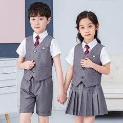 Kindergarten boys and girls stage chorus performance costumes, girls' dresses, small suits, graduation uniforms, handsome