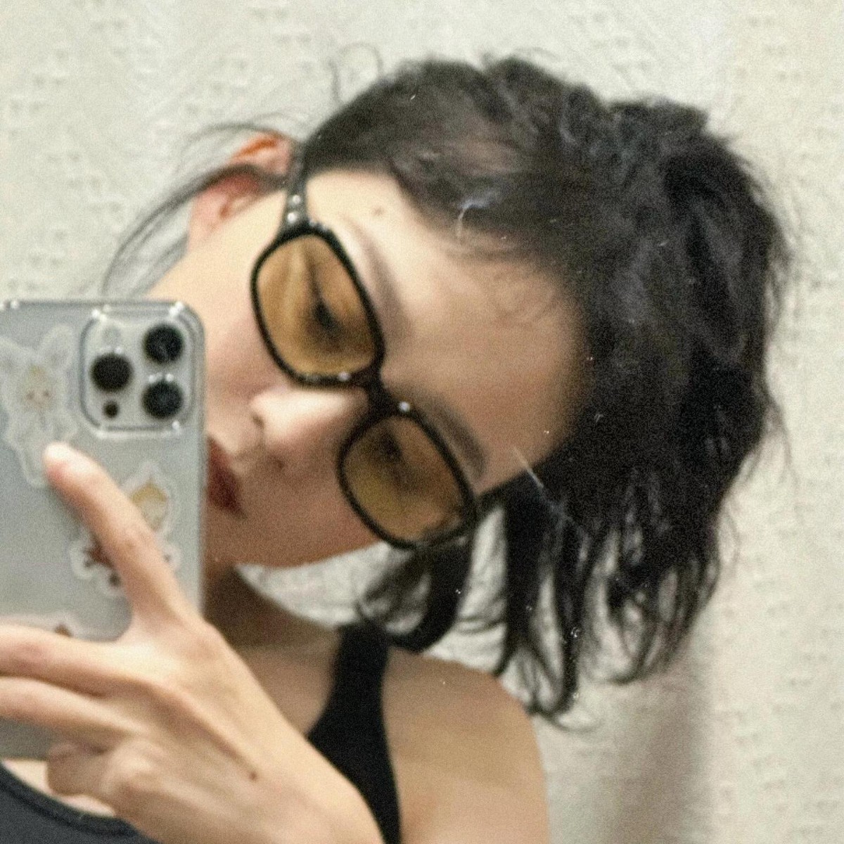 GM25 New Light-colored Noizer Y2K Xu Kai Same Style UV Protection Big Face Slimming Sunglasses_voghion.com
