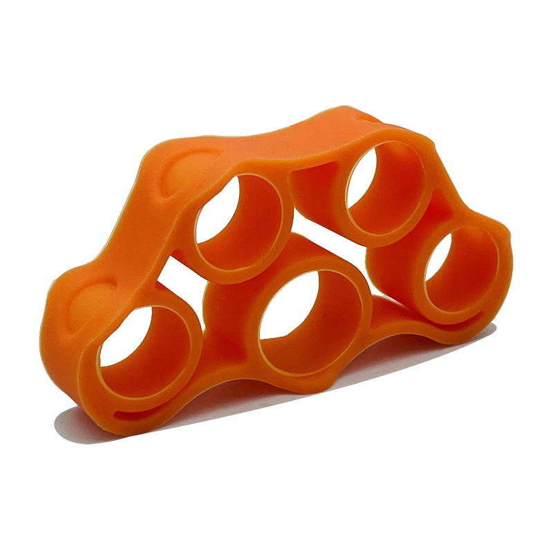 Camilla de dedo de silicona entrenador de dedo de fitness en casa Ejercicio de rehabilitación de manos de mediana edad y ancianos entrenador de cinco dedos