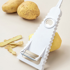 Multifunctional peeler, fruit and vegetable peeler, beer bottle opener, jar opener, kitchen gadget