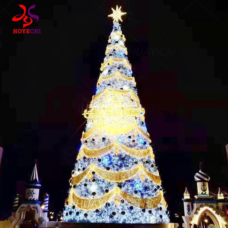 Huayicai Source Factory Produces 2026 New Christmas Decoration Special-Shaped Light-Programmed Christmas Tree Ornaments for Cross-Border Sales