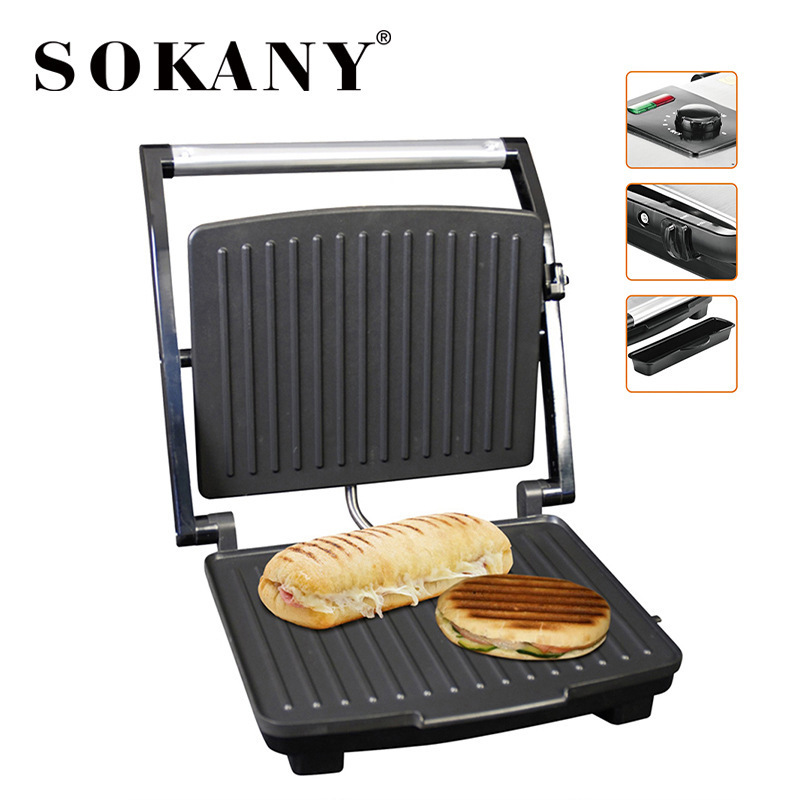 【Cross-Border Hot Sale】202 Oven Steak Sandwich Maker Household Oven Bread Maker Sokany