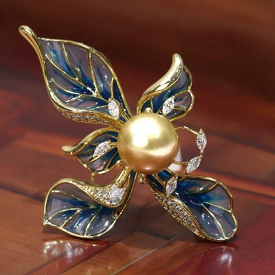 DIY Accessories Romantic Iris Enamel Yaxa sancaqları