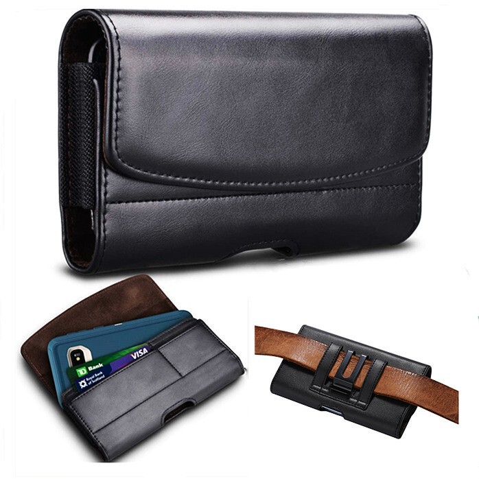 Suitable for iPhone 15 Pro Multifunctional Waist Bag Mobile Phone Leather Case Apple 11 Card Phone Case Wholesale Factory