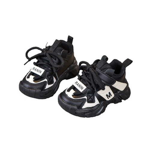 Children's Shoes for Boys and Girls - 2026 Autumn/Winter New Style - Soft Leather Surface, Rubber Sole, Sporty Shoes, Korean Style, Casual Dad Shoes, Trendy
