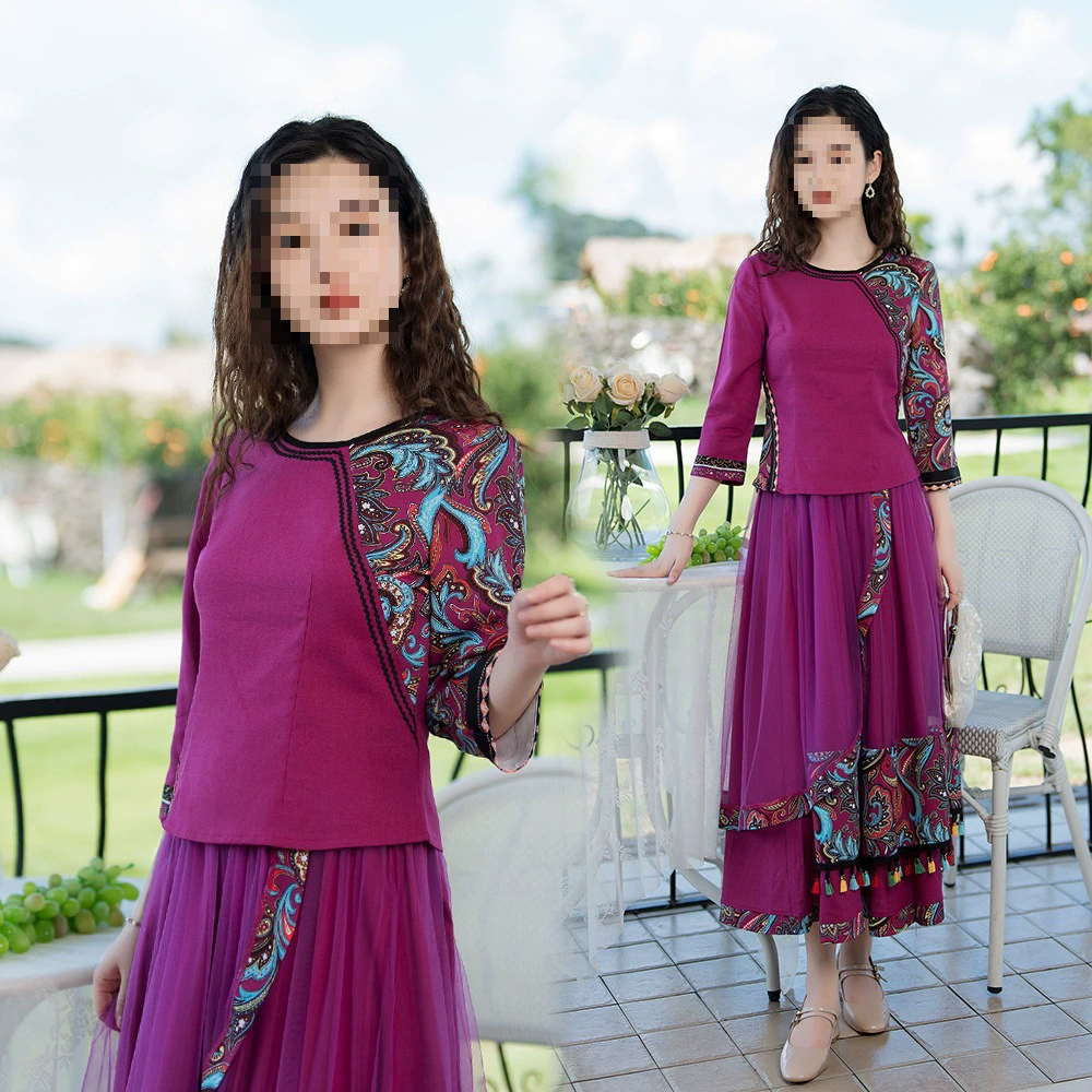 Осенний ретро-фитинг cheongsam, комплект