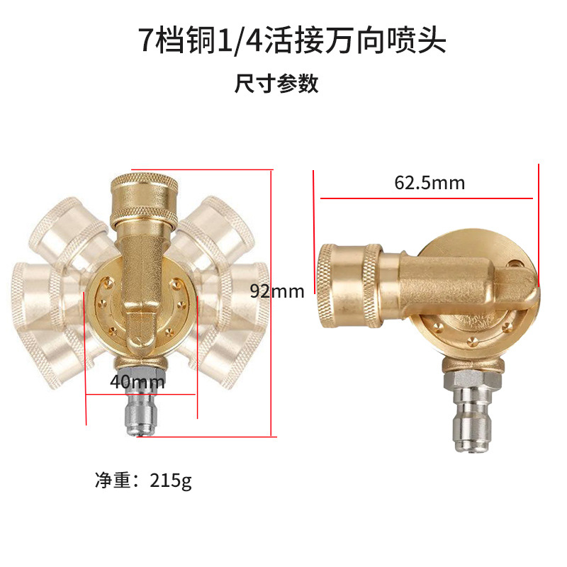 7단 1/4 구리 유니온