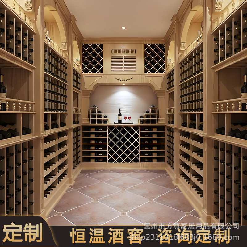 Source Factory Stainless Steel Wine Cabinet Customized Constant Temperature Wine Cabinet Club Restaurant Villa Basement Wine Cellar Wine Rack