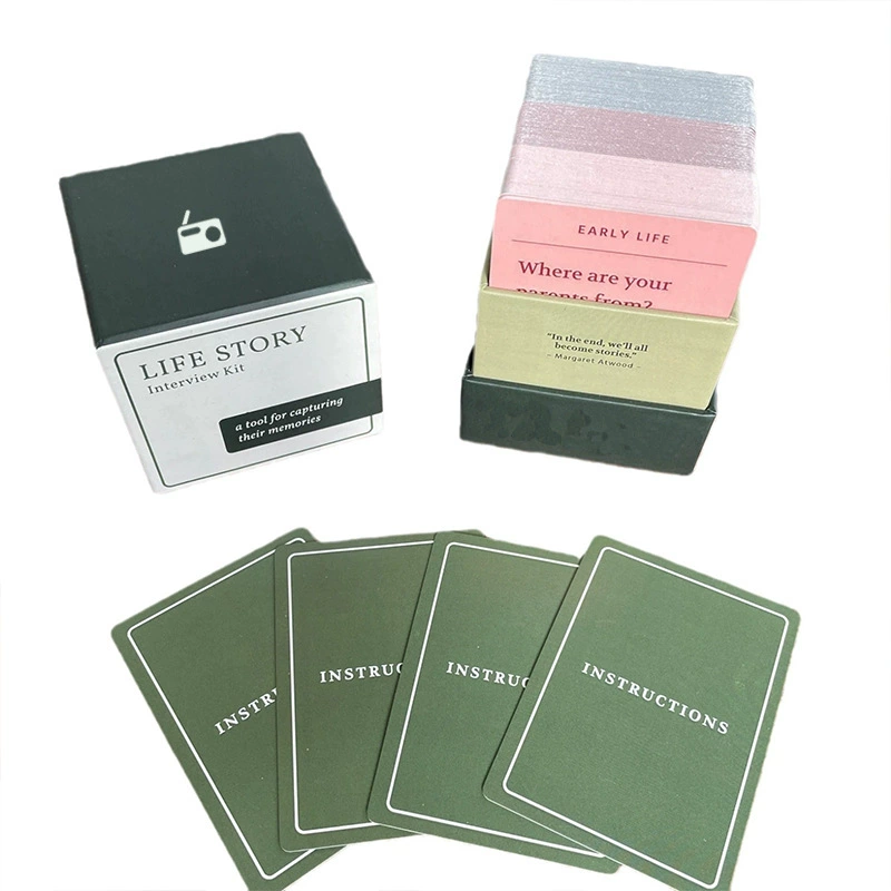 Комплект из 150 карточек для интервью «Жизнь» без логотипа