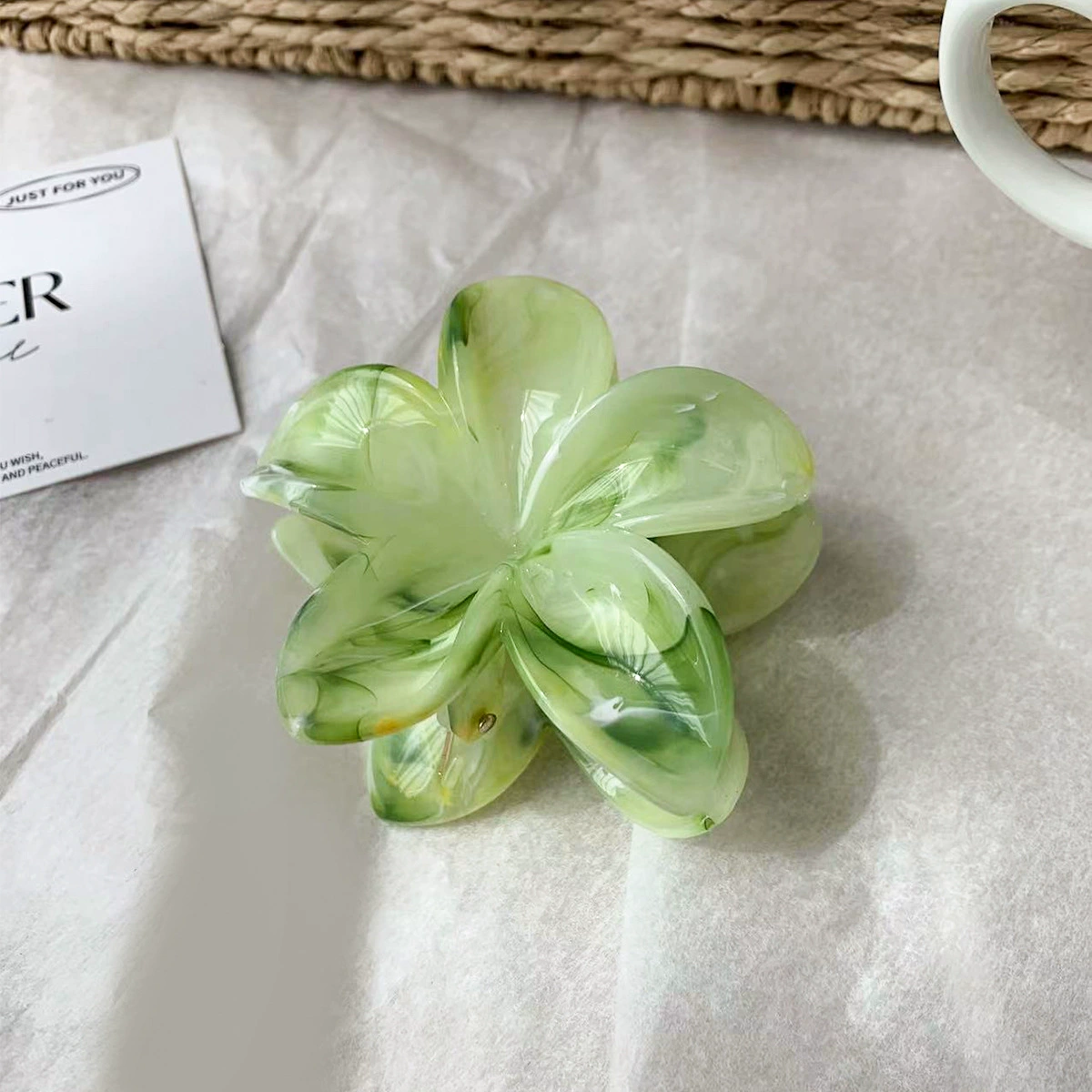 Акриловая заколка CANYI, летняя заколка для волос, атмосферная ракушка-брошь, (перепродажа), европейский стиль, градиент